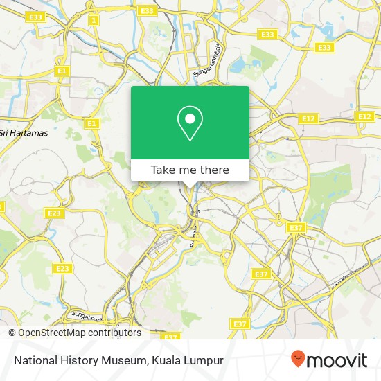National History Museum map