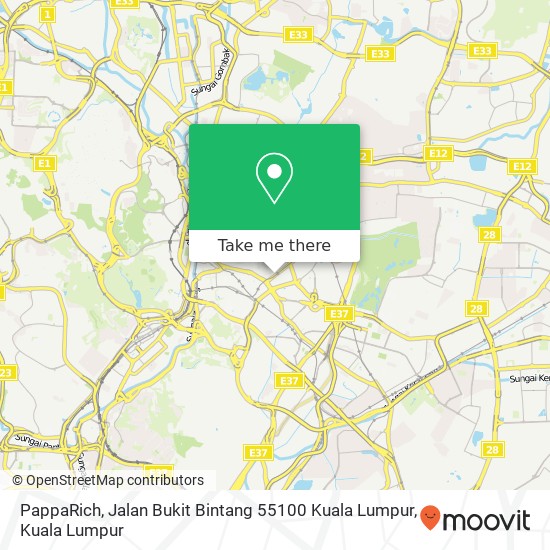 PappaRich, Jalan Bukit Bintang 55100 Kuala Lumpur map