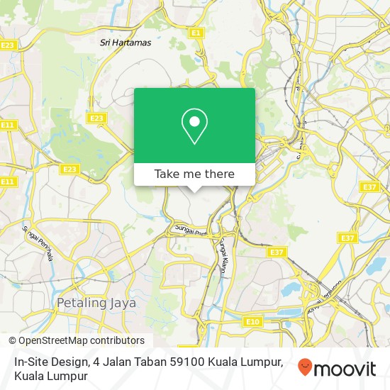 In-Site Design, 4 Jalan Taban 59100 Kuala Lumpur map