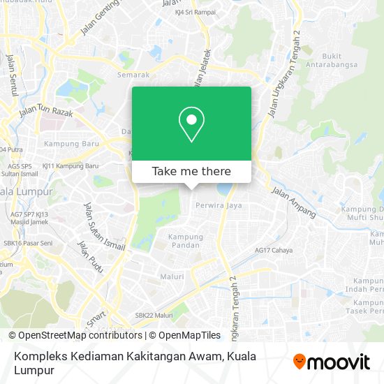 Kompleks Kediaman Kakitangan Awam map