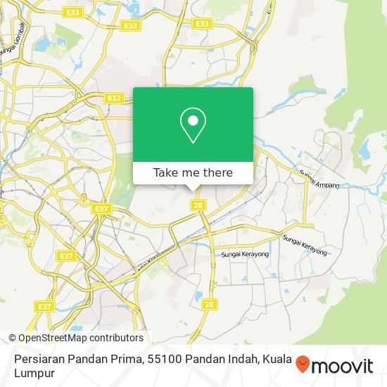 Persiaran Pandan Prima, 55100 Pandan Indah map