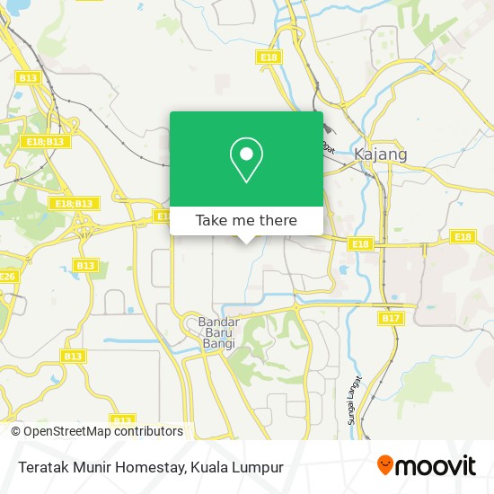 Peta Teratak Munir Homestay