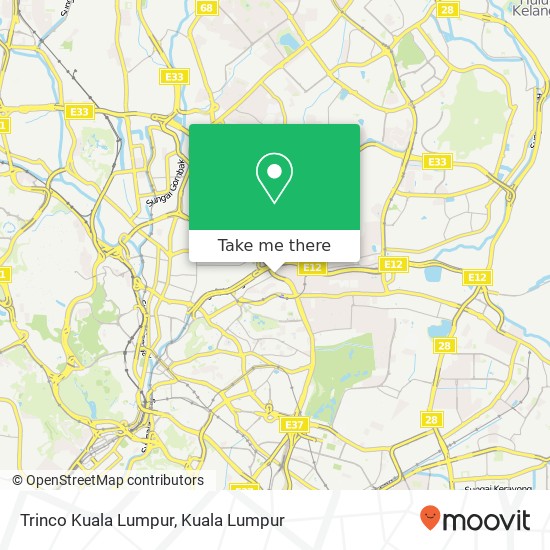 Peta Trinco Kuala Lumpur