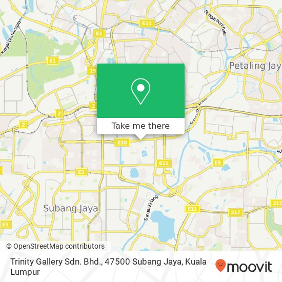 Trinity Gallery Sdn. Bhd., 47500 Subang Jaya map