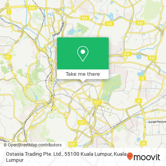 Ostasia Trading Pte. Ltd., 55100 Kuala Lumpur map