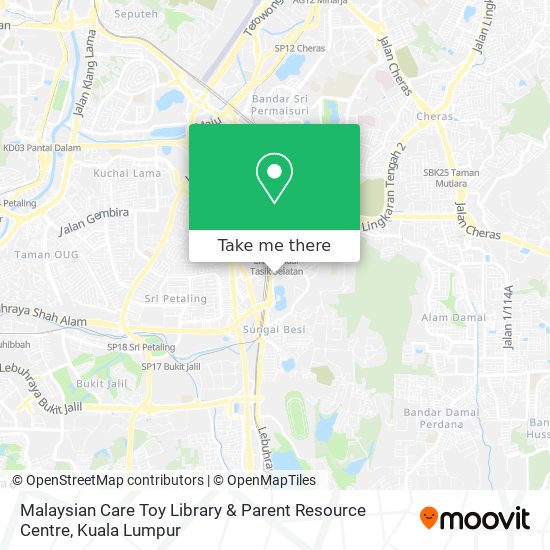 Malaysian Care Toy Library & Parent Resource Centre map