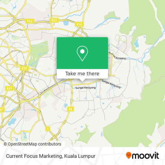 Current Focus Marketing map