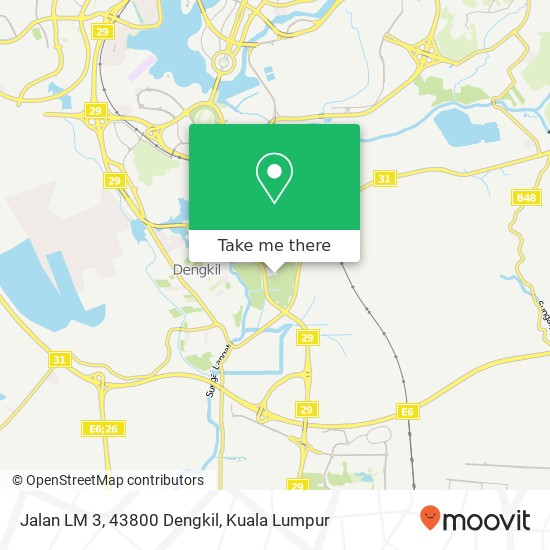 Peta Jalan LM 3, 43800 Dengkil