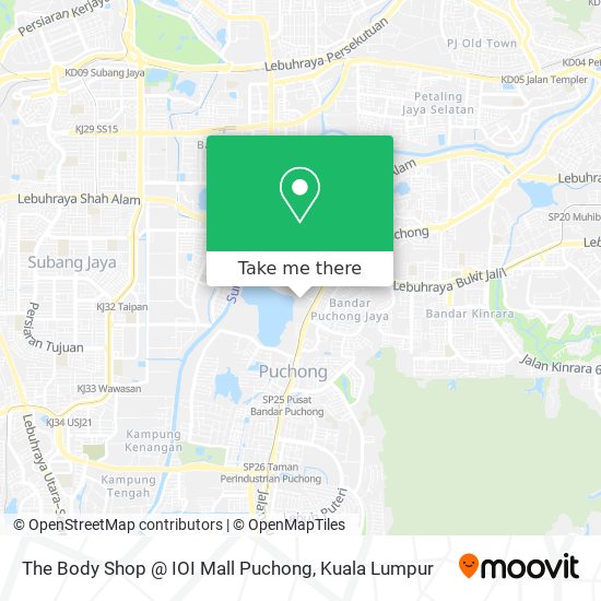 Peta The Body Shop @ IOI Mall Puchong