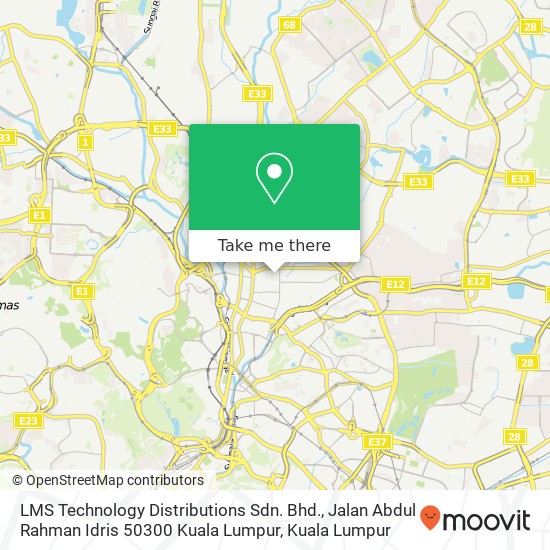 Peta LMS Technology Distributions Sdn. Bhd., Jalan Abdul Rahman Idris 50300 Kuala Lumpur