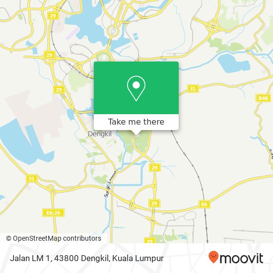 Peta Jalan LM 1, 43800 Dengkil