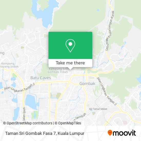 Peta Taman Sri Gombak Fasa 7