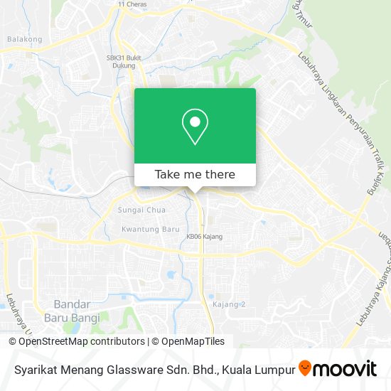 Peta Syarikat Menang Glassware Sdn. Bhd.