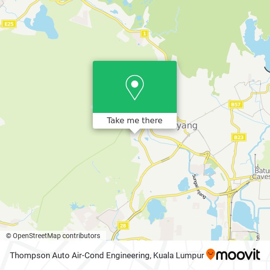 Thompson Auto Air-Cond Engineering map