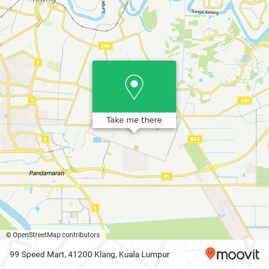 Peta 99 Speed Mart, 41200 Klang