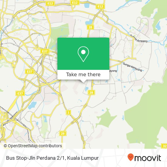 Bus Stop-Jln Perdana 2/1 map