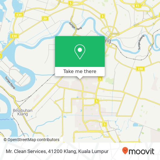 Mr. Clean Services, 41200 Klang map