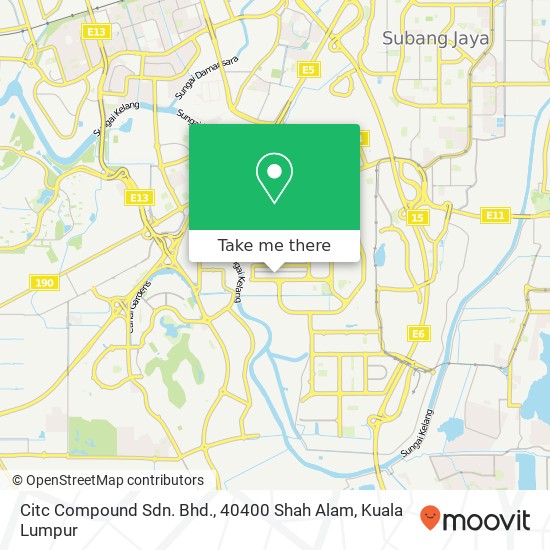 Citc Compound Sdn. Bhd., 40400 Shah Alam map
