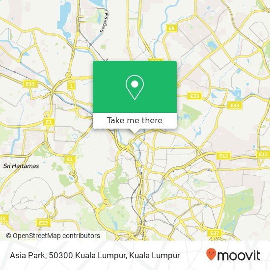 Asia Park, 50300 Kuala Lumpur map