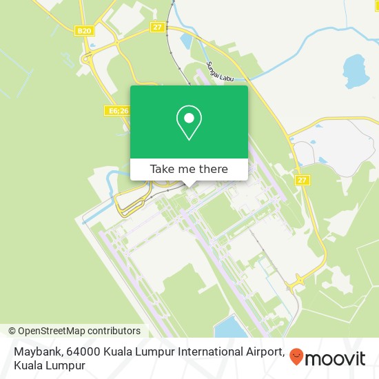 Maybank, 64000 Kuala Lumpur International Airport map