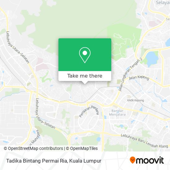 Tadika Bintang Permai Ria map