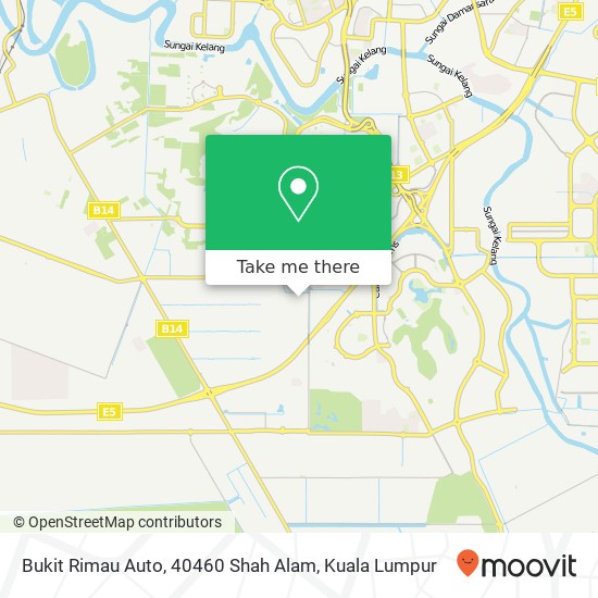 Peta Bukit Rimau Auto, 40460 Shah Alam