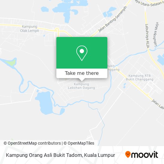 Kampung Orang Asli Bukit Tadom map