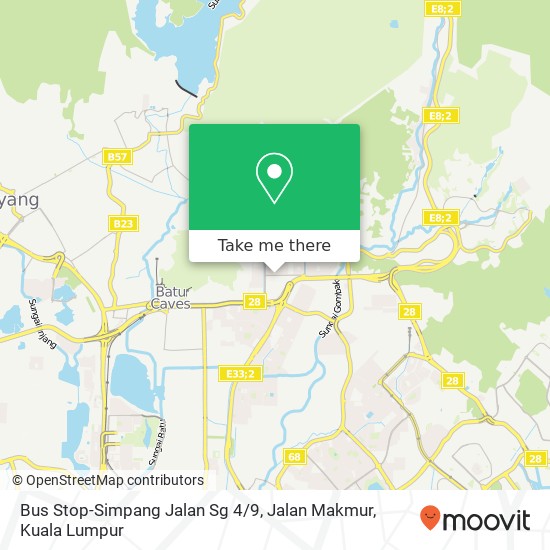 Peta Bus Stop-Simpang Jalan Sg 4 / 9, Jalan Makmur