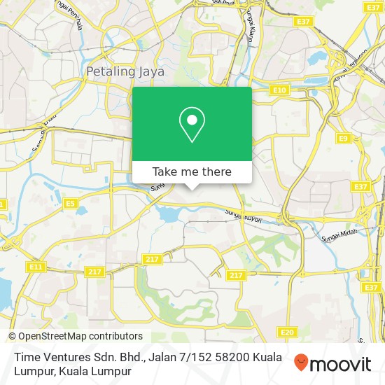 Time Ventures Sdn. Bhd., Jalan 7 / 152 58200 Kuala Lumpur map