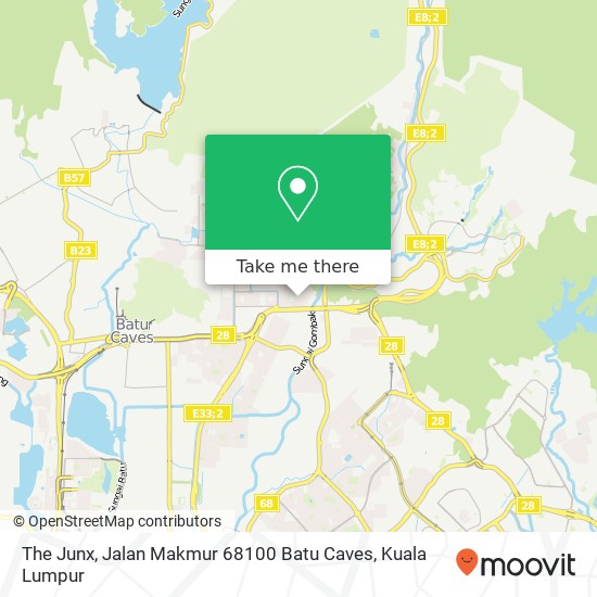 The Junx, Jalan Makmur 68100 Batu Caves map
