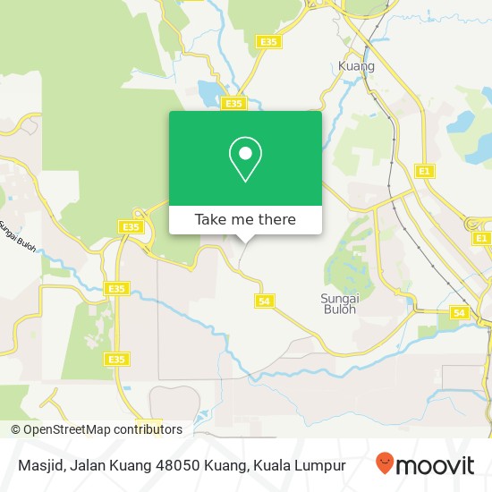 Masjid, Jalan Kuang 48050 Kuang map
