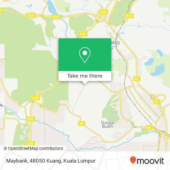 Maybank, 48050 Kuang map