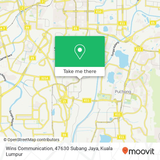 Wins Communication, 47630 Subang Jaya map