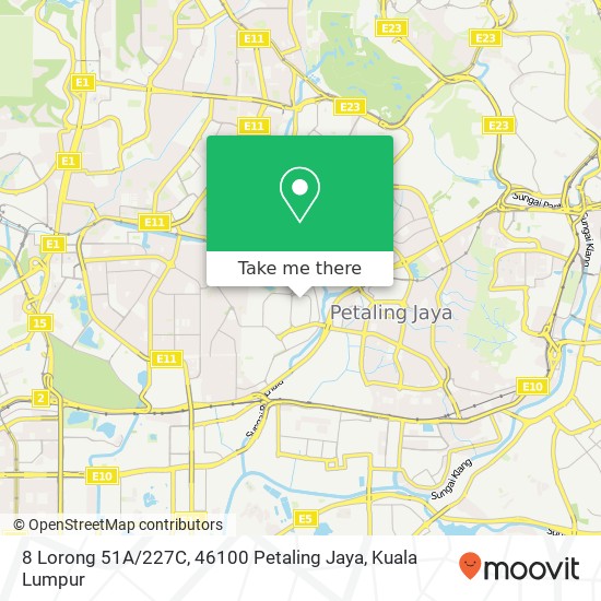 Peta 8 Lorong 51A / 227C, 46100 Petaling Jaya