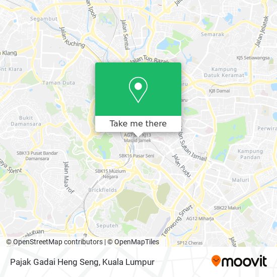 Peta Pajak Gadai Heng Seng