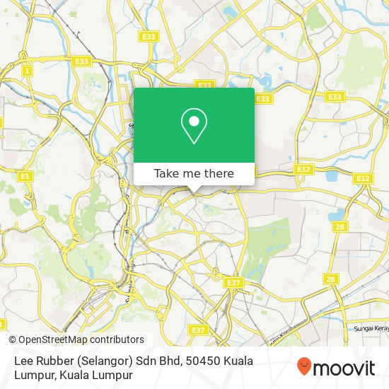 Lee Rubber (Selangor) Sdn Bhd, 50450 Kuala Lumpur map