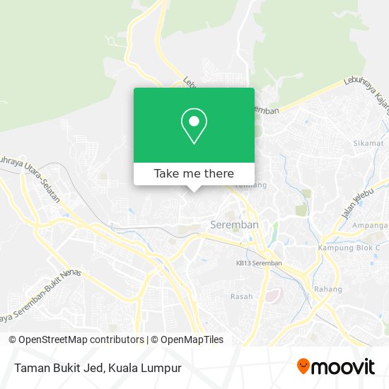 Peta Taman Bukit Jed