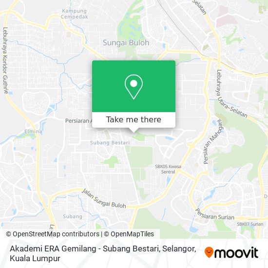 Peta Akademi ERA Gemilang - Subang Bestari, Selangor
