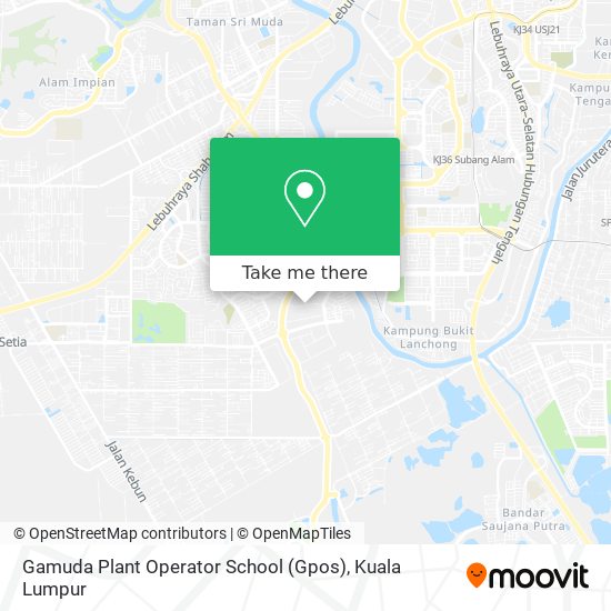 Peta Gamuda Plant Operator School (Gpos)