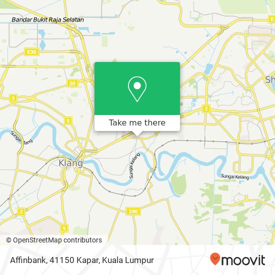 Affinbank, 41150 Kapar map