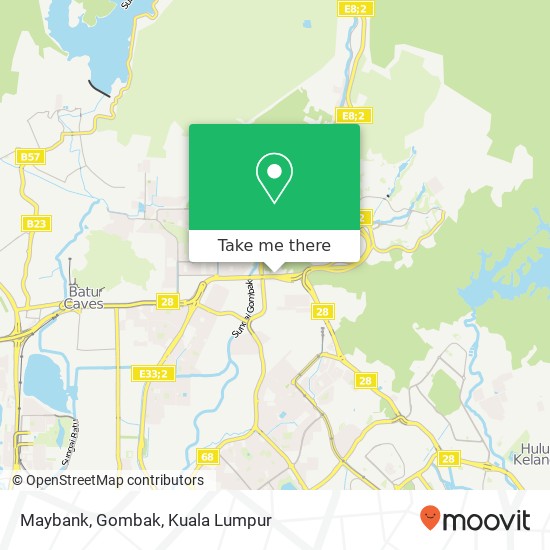 Peta Maybank, Gombak