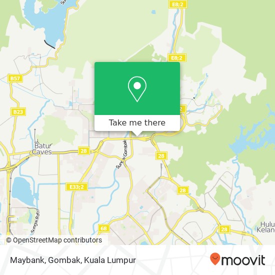 Maybank, Gombak map