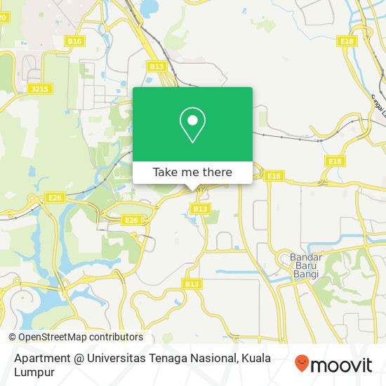 Apartment @ Universitas Tenaga Nasional map