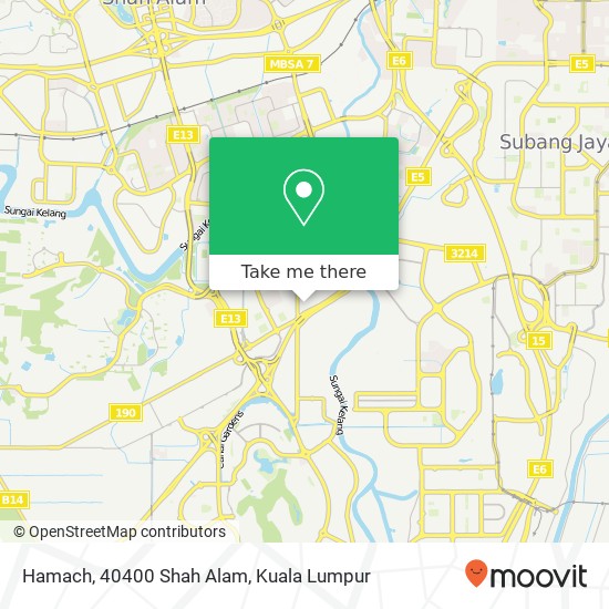 Hamach, 40400 Shah Alam map