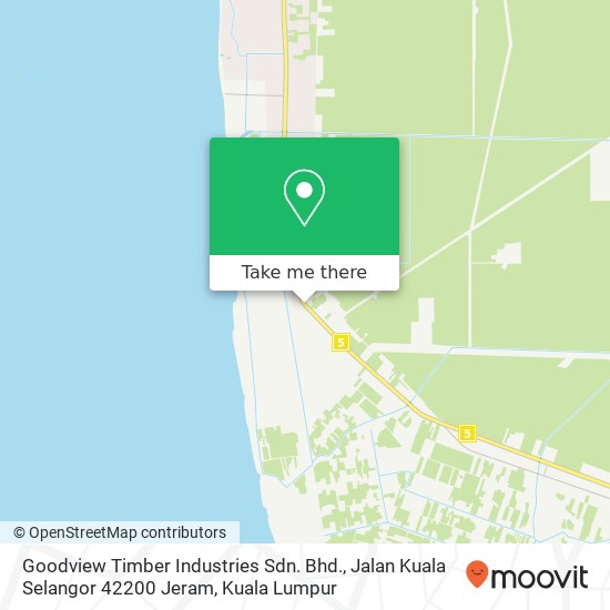 Goodview Timber Industries Sdn. Bhd., Jalan Kuala Selangor 42200 Jeram map