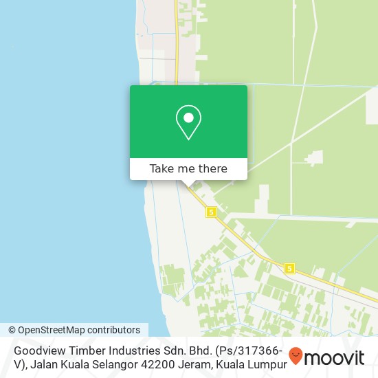 Goodview Timber Industries Sdn. Bhd. (Ps / 317366-V), Jalan Kuala Selangor 42200 Jeram map