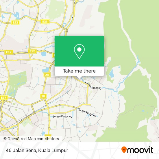 46 Jalan Sena map