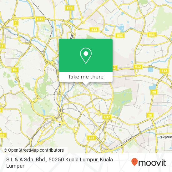 S L & A Sdn. Bhd., 50250 Kuala Lumpur map