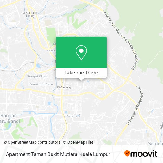 Peta Apartment Taman Bukit Mutiara