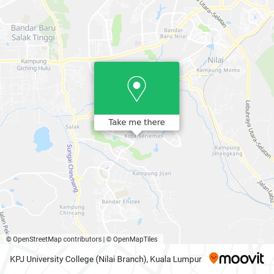KPJ University College (Nilai Branch) map